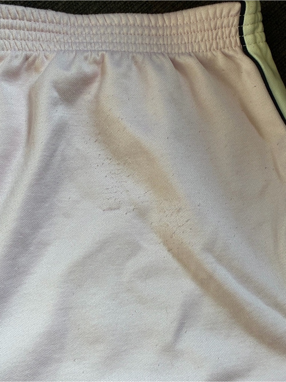 Abercrombie & Fitch Light Pink Shorts with Cream Trim - Picture 5 of 5